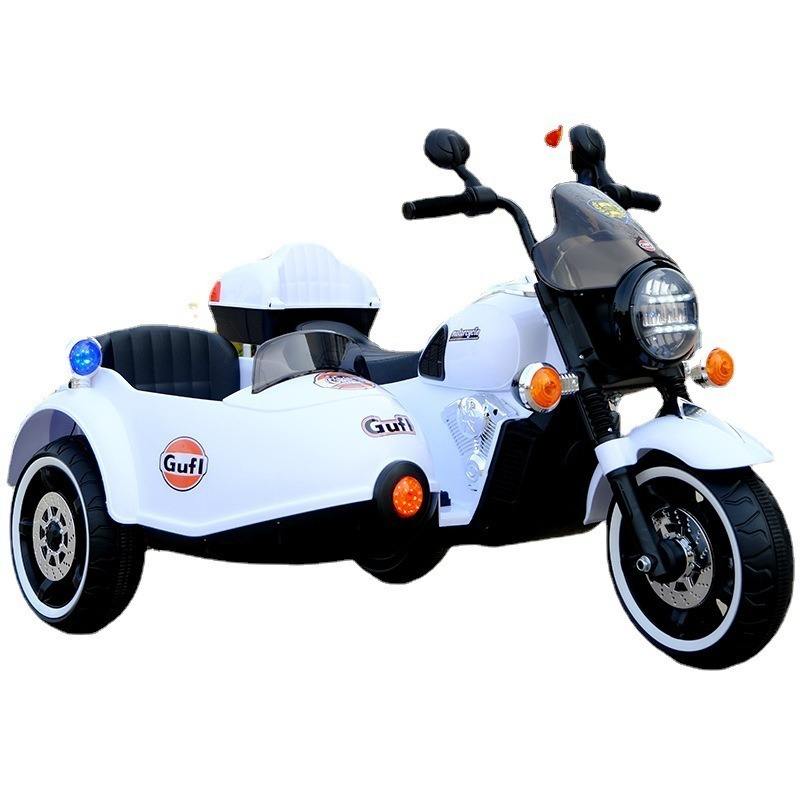 Kids Police Ride-On Motorcycle with Siren &amp; LED Lights (XSDU-1916)