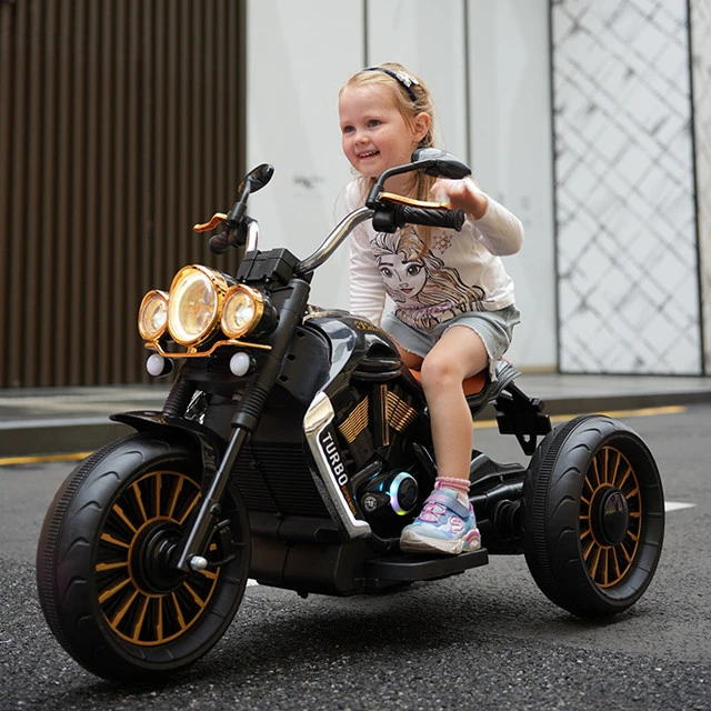 Kids Ride-On Motorcycle with Dual Drive System (XSDU-1388)