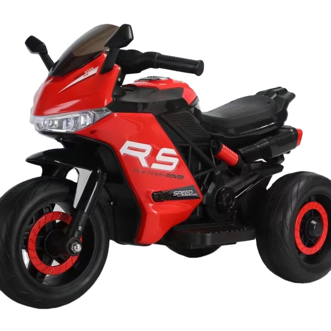 Kids Electric Motorcycle with Training Wheels & LED Light (XSD-6288)