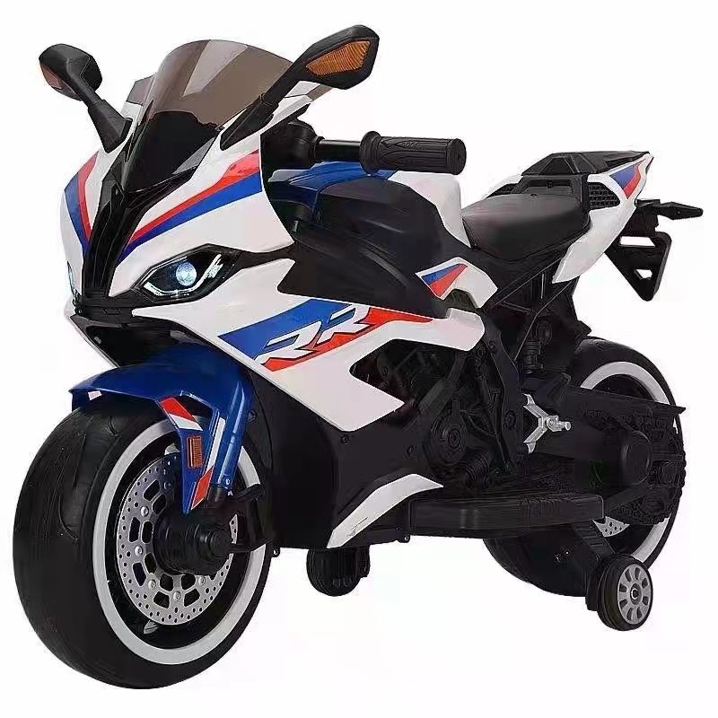 Kids Ride-On Motorcycle with LED Wheels &amp; Music System (XHD818)