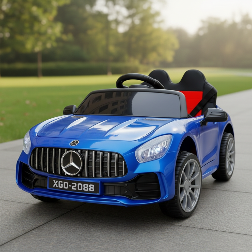 2-Seater Kids Ride-On Car with Seat Belts &amp; Remote (LB-HM2588)