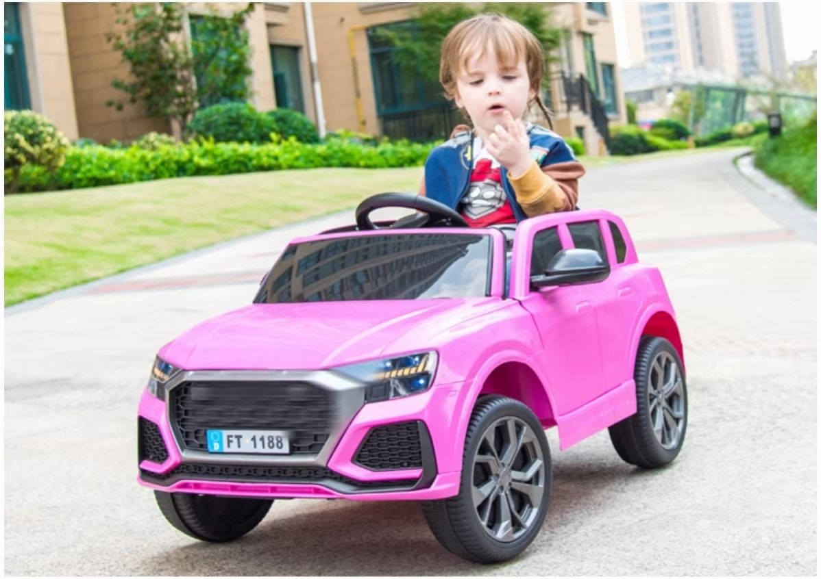 Kids Ride-On Car with LED Lights &amp; Remote (LB-FT-1188)