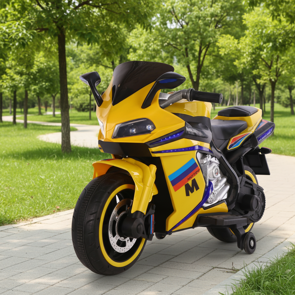 Kids Electric Motorcycle with Air Cooling &amp; LED Lights (HZBB-1177)