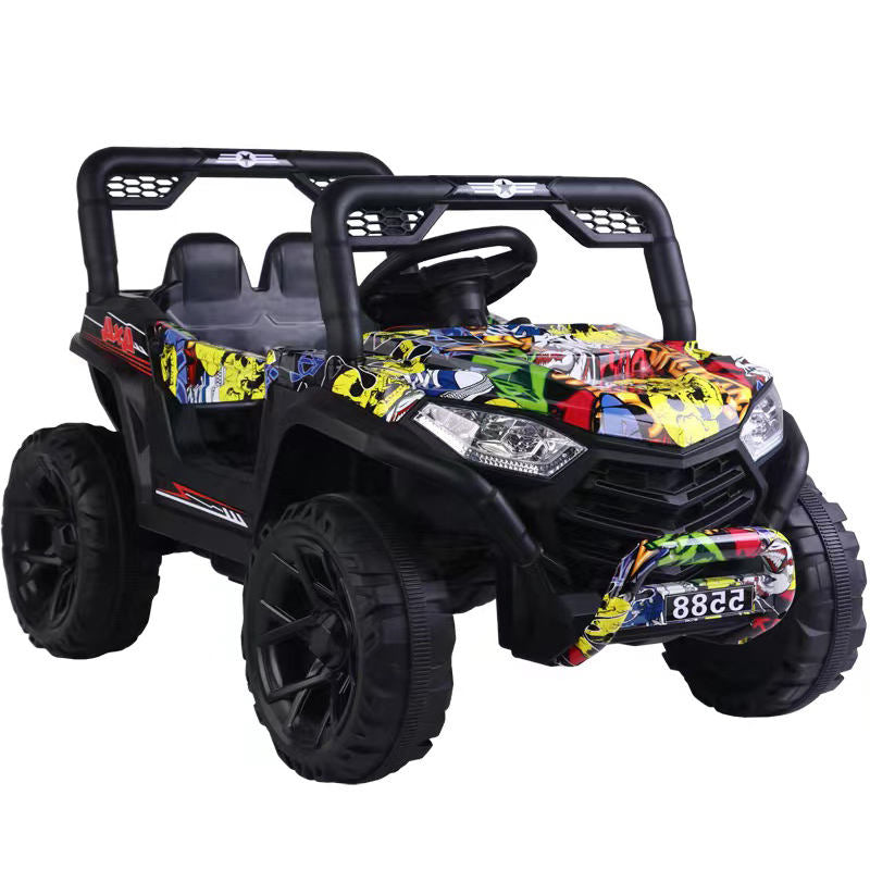 Kids Ride-On Car with App Control &amp; LED Lights (TTF-5588)