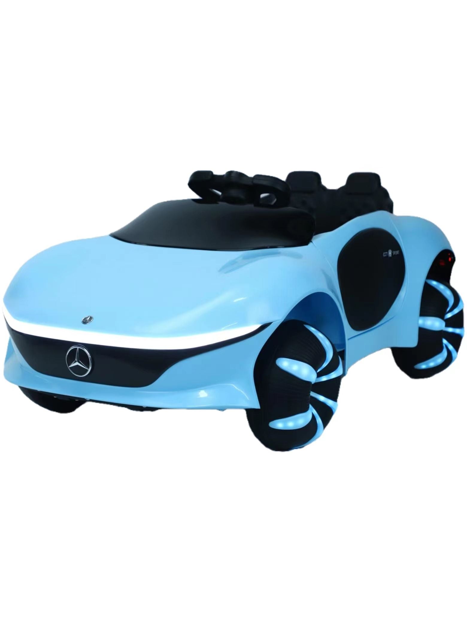 Kids Ride-On Car with Bluetooth Remote &amp; LED Lights (LB-CPT-8808)