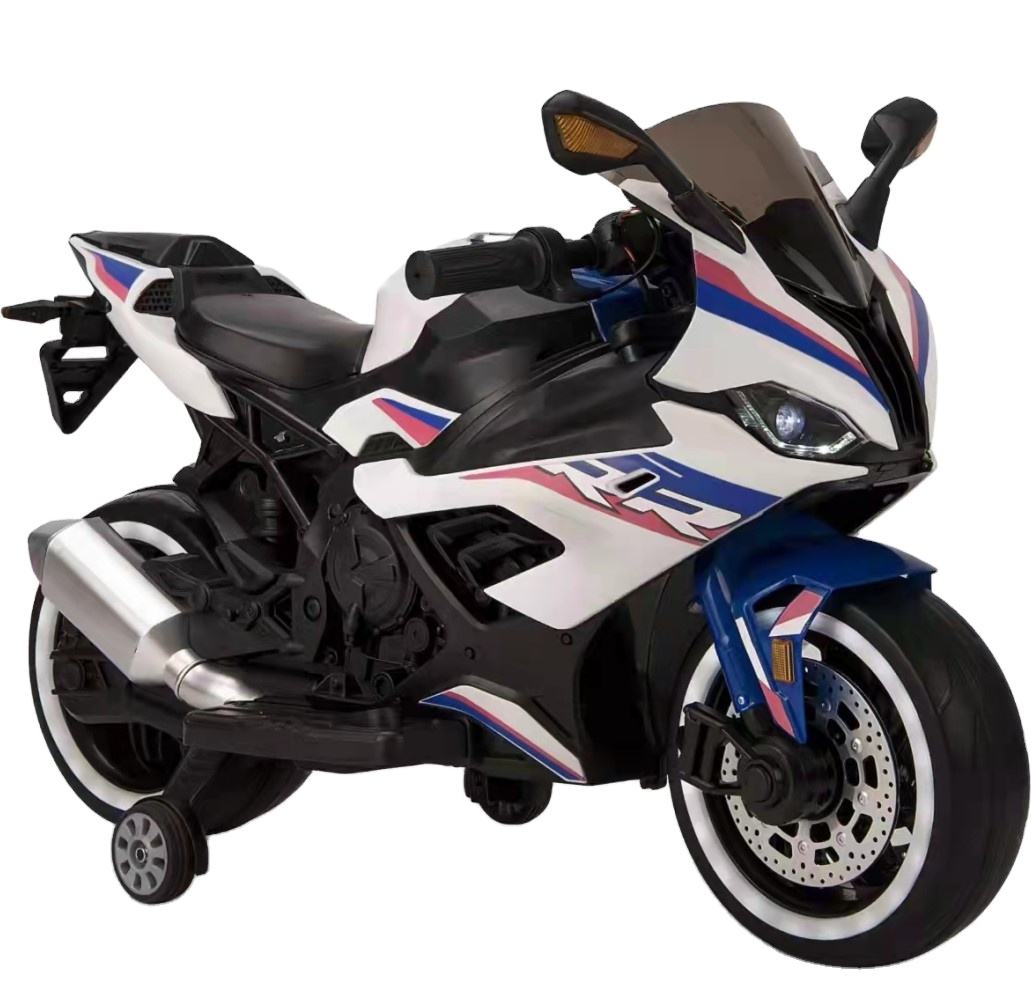 Kids Ride-On Motorcycle with LED Wheels &amp; Music System (XHD818)