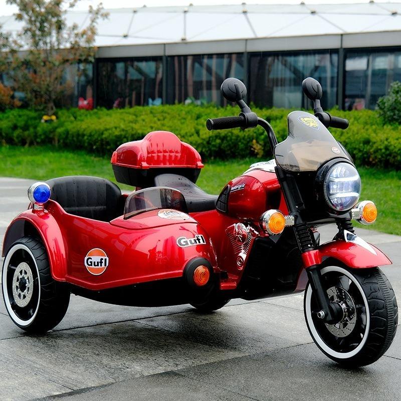 Kids Police Ride-On Motorcycle with Siren &amp; LED Lights (XSDU-1916)