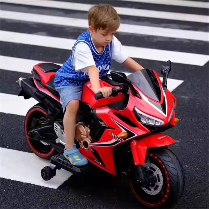 Premium Kids Motorcycle with Lights &amp; Music (N-999)