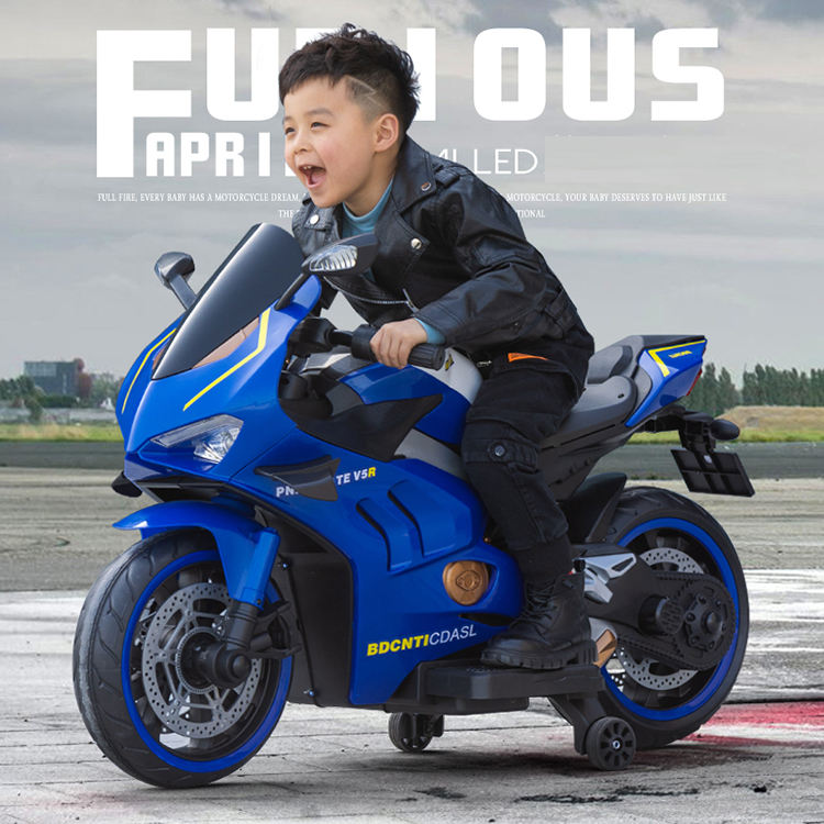 Kids Electric Motorcycle with LED Lights &amp; Music (HS-V5)