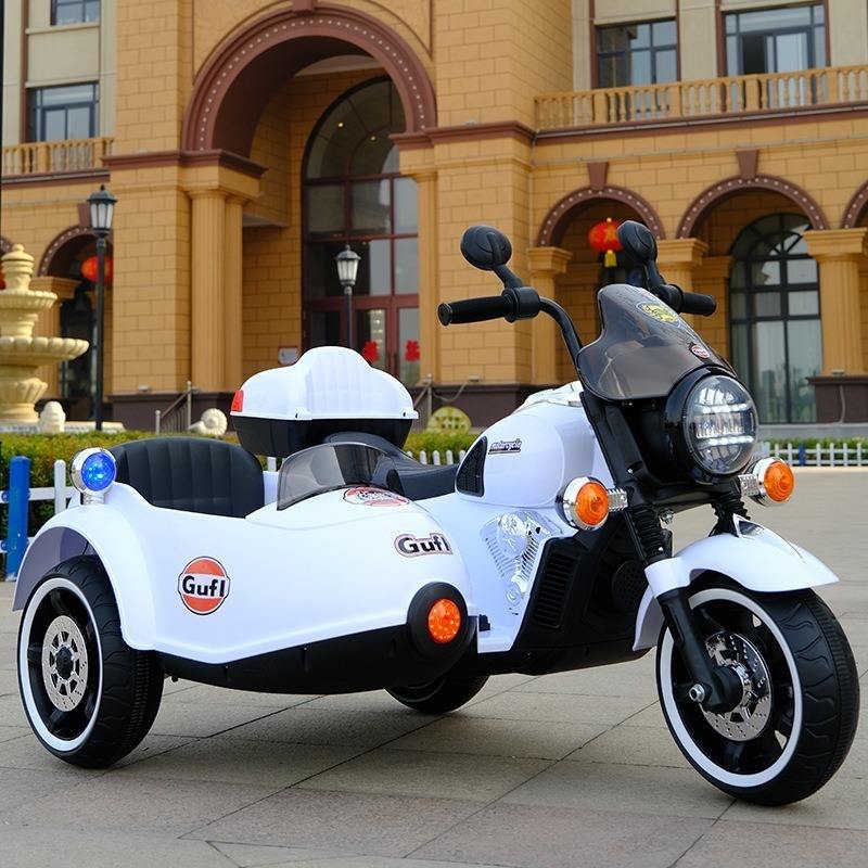 Kids Police Ride-On Motorcycle with Siren &amp; LED Lights (XSDU-1916)