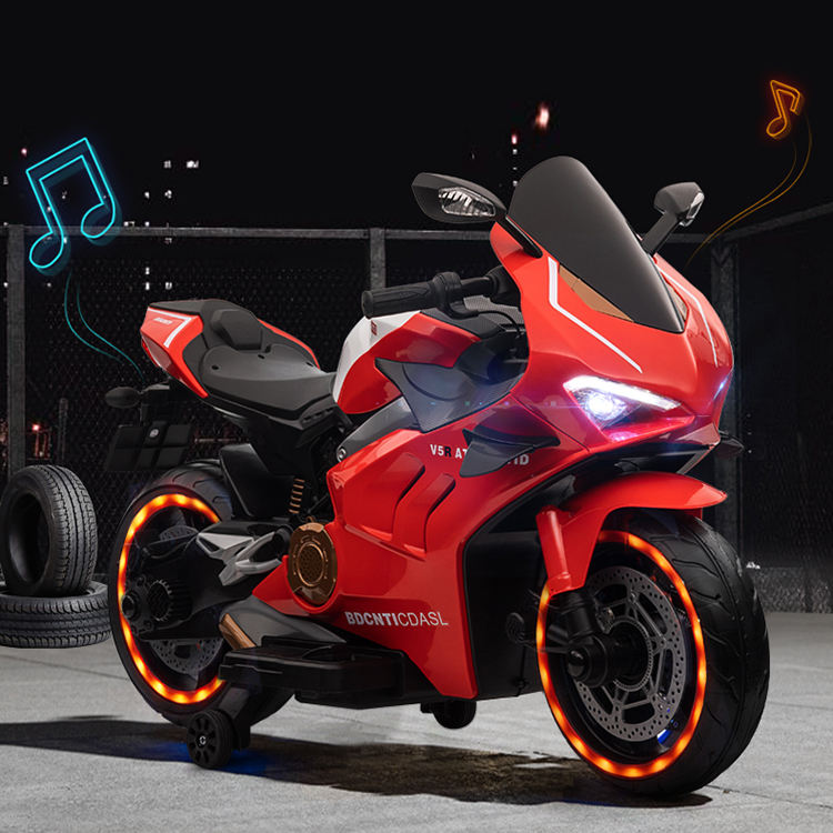 Kids Electric Motorcycle with LED Lights &amp; Music (HS-V5)