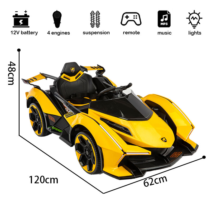 Kids Ride-On Car with Smart Remote &amp; Dynamic Lighting (MG9188)