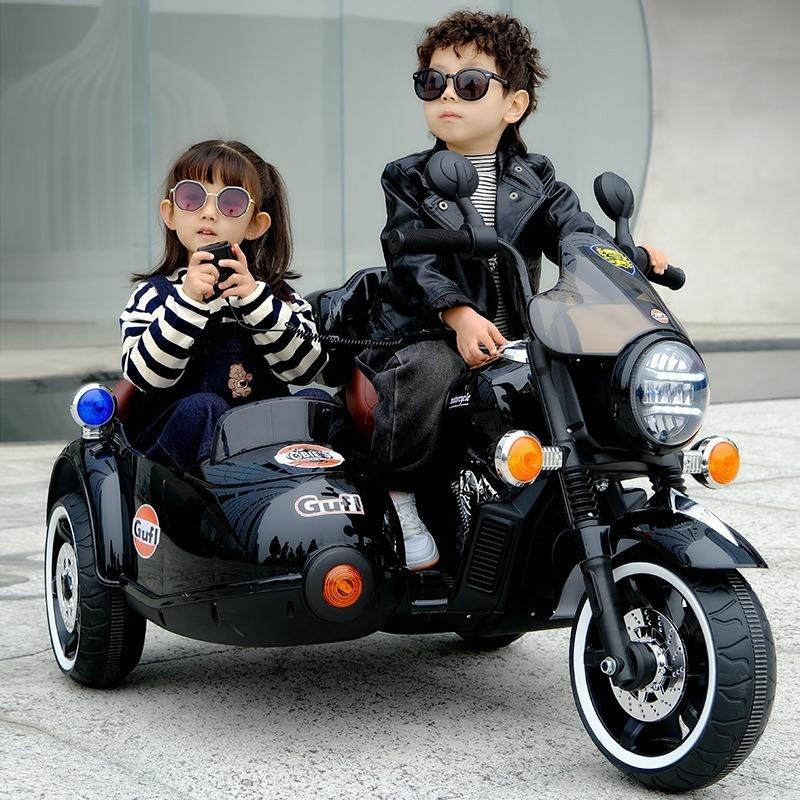 Kids Police Ride-On Motorcycle with Siren &amp; LED Lights (XSDU-1916)
