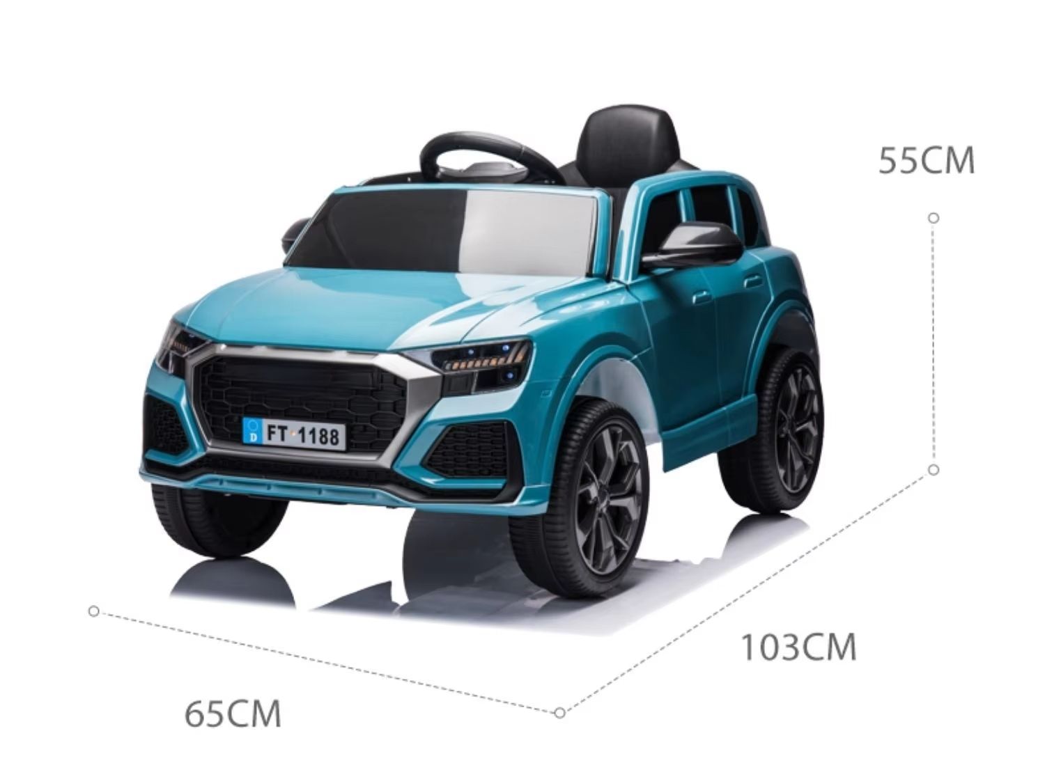 Kids Ride-On Car with LED Lights &amp; Remote (LB-FT-1188)