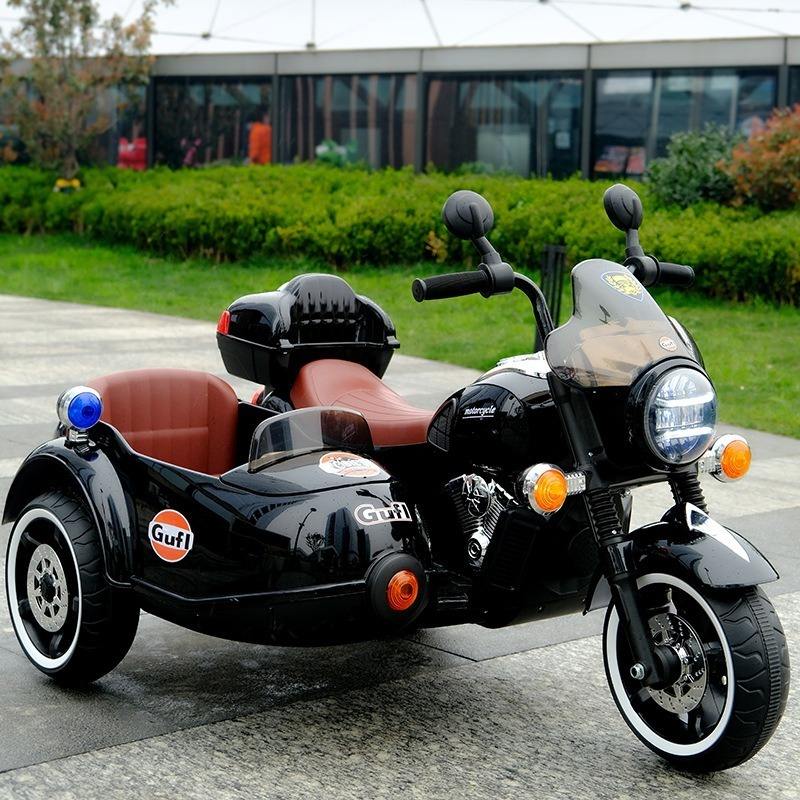 Kids Police Ride-On Motorcycle with Siren &amp; LED Lights (XSDU-1916)