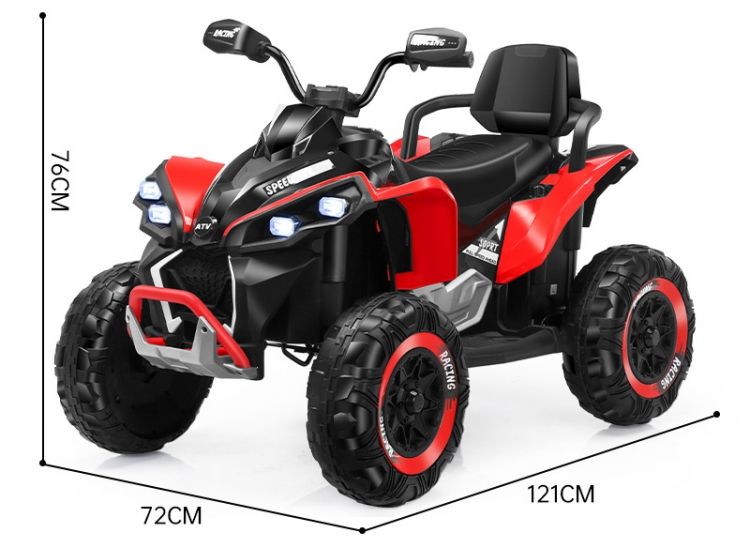 12V Kids Ride-On Car with Shock Absorbers &amp; Remote Control (LB-BDQ-906)