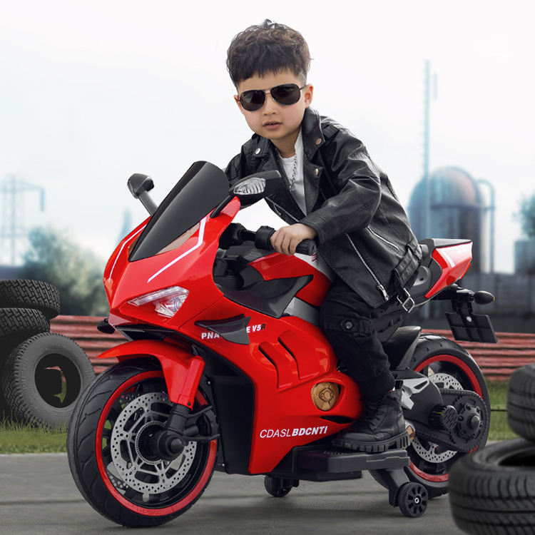 Kids Electric Motorcycle with LED Lights &amp; Music (HS-V5)
