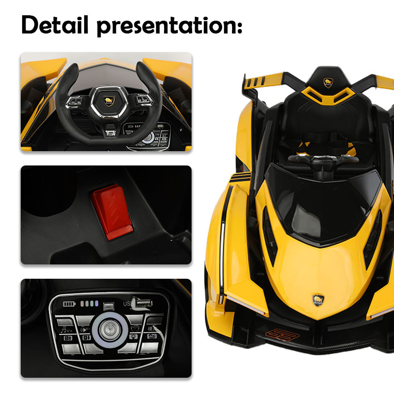 Kids Ride-On Car with Smart Remote &amp; Dynamic Lighting (MG9188)