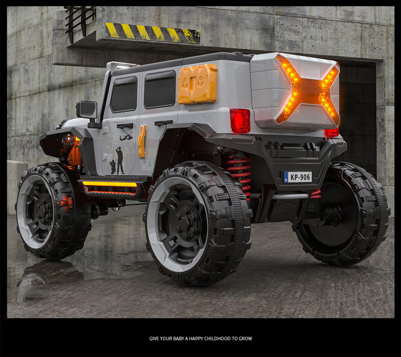 12V Off-Road Kids Ride-On SUV with 4WD &amp; Remote Control (Model 906)
