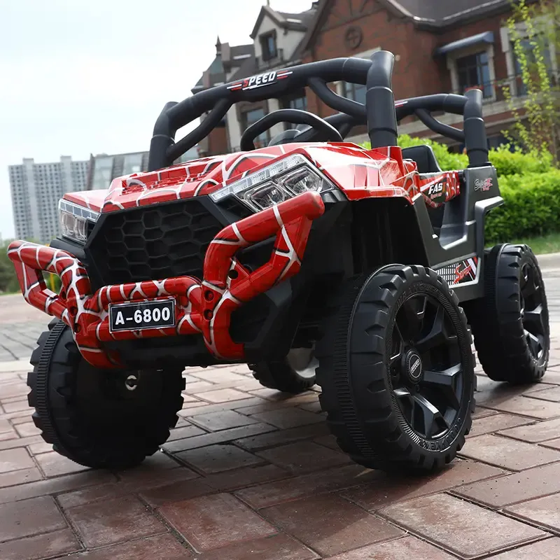 Kids Ride-On Car with LED Lights &amp; Music Features (A-6800)