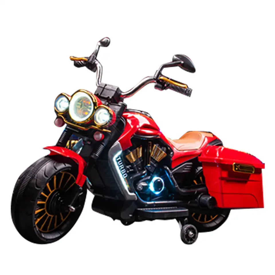 Kids Ride-On Motorcycle with LED Lights &amp; Bluetooth (XSDU-1288)